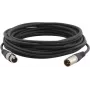 Cabo de áudio Kramer série C-XLQM/XLQF Quad-Style - conector fêmea XLR3 para ficha macho XLR3 - 15,2 m - blindado 95-1211050