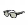 Óculos de sol de homem Arnette AN4354-2900-2, armação preta mate, lentes cinzentas, 49-20-135 mm