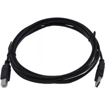 Cabo USB 2.0 Kramer Electronics 0,9m ficha macho USB-A para ficha macho USB-B preto (96-0215003)