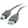Cabo USB 2.0 Kramer Electronics 0,9m ficha macho USB-A para ficha macho USB-B preto (96-0215003)