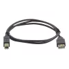 Cabo USB 2.0 Kramer Electronics 0,9m ficha macho USB-A para ficha macho USB-B preto (96-0215003)