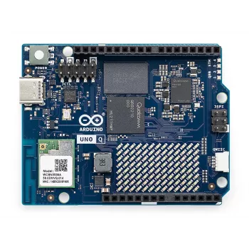 Placa de desenvolvimento Arduino Uno Q ABX00162, 2 GB / 16 GB eMMC, 4 x 2,0 GHz