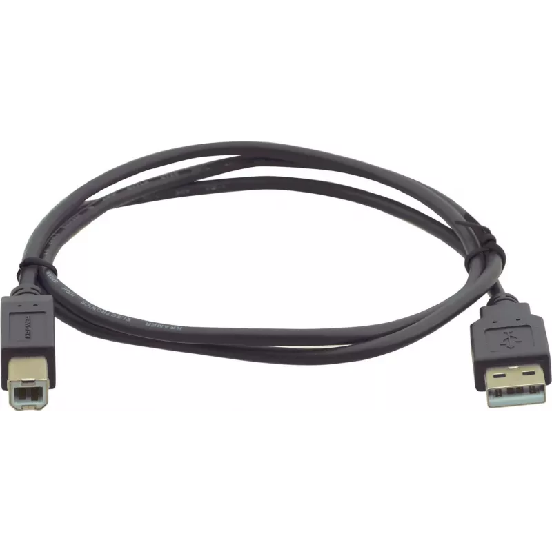 Kramer Electronics Cabo USB 2.0 A para B 1,8 m Preto 96-0215006