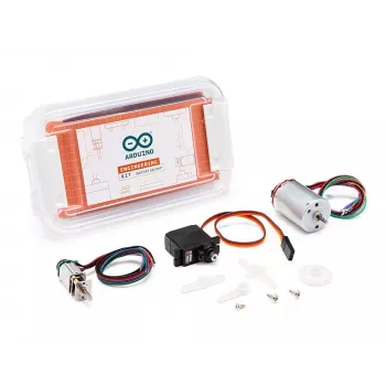 Arduino AKX00033 Motor para Engineering Kit R2 - Motor DC com escovas 12V, 6000 rpm, veio D