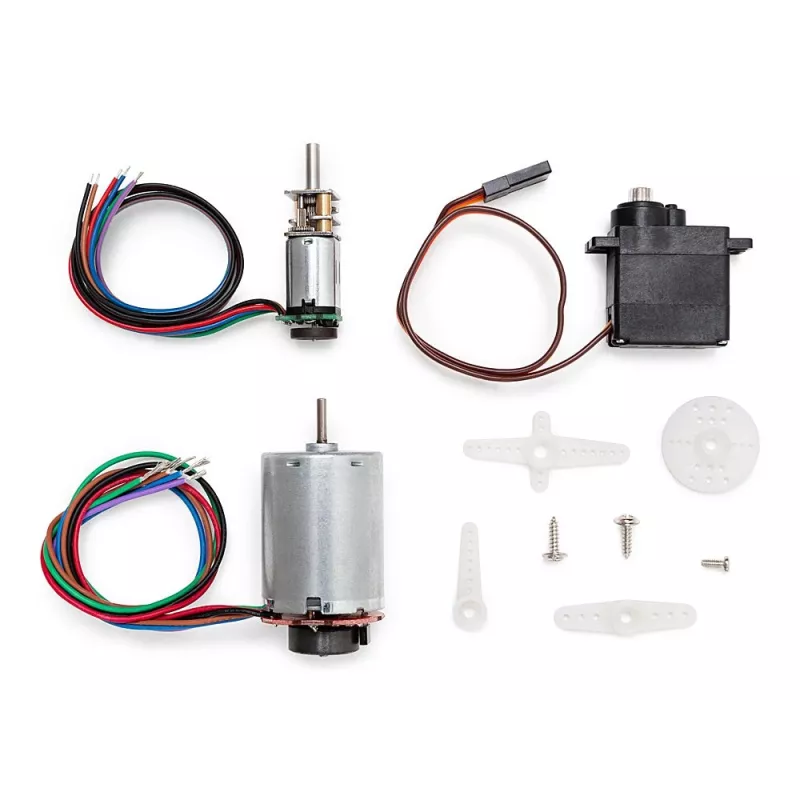 Arduino AKX00033 Motor para Engineering Kit R2 - Motor DC com escovas 12V, 6000 rpm, veio D