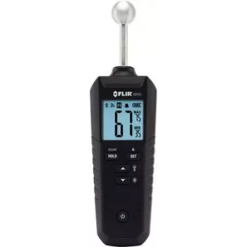 FLIR MR59 Medidor de humidade sem pinos para madeira e materiais de construção, 0-100% relativo, 100 mm de profundidade