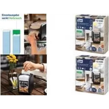 Tork Xpressnap Fit Guardanapos brancos para dispensador, 2 folhas, para sistema dispensador N14 (15830)