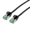 ROLINE RM Cabo de rede U/FTP Cat.6A Class EA Slim Preto 0,15m 21.45.3350