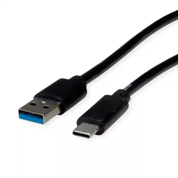 ROLINE RM Cabo USB 3.2 Gen 2, USB A-C, ST/ST, Preto, 2 m 11.45.9012
