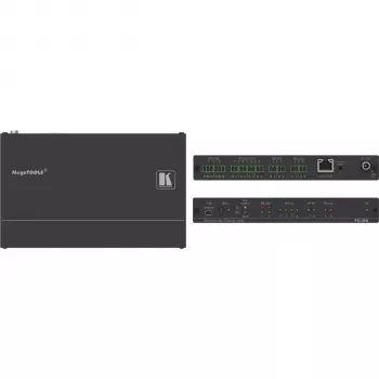 Kramer FC-28 Gateway de controlo, 10 portas, Ethernet, RS-232, IR, E/S digitais, entrada analógica 30-80392090