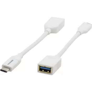 Kramer Electronics ADC-USB31/CAE Cabo USB 3.2 Gen 1, USB-C para USB-A, branco, 0,91 m 99-97210005