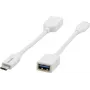 Kramer Electronics ADC-USB31/CAE Cabo USB 3.2 Gen 1, USB-C para USB-A, branco, 0,91 m 99-97210005