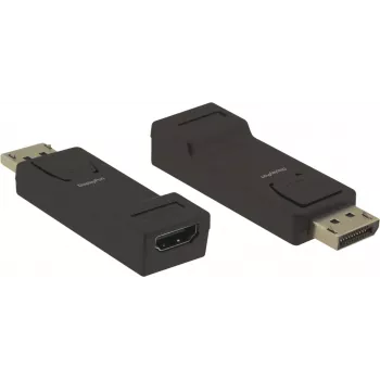 Kramer AD-DPM/HF/RING Adaptador de vídeo DisplayPort macho para HDMI fêmea 1080p 99-9191027