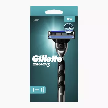 Gillette Mach3 Máquina de barbear manual para homem com 1 lâmina 8001090442819