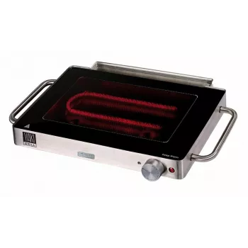 Ariete YAKI Grelhador de mesa elétrico com superfície cerâmica, 800 W