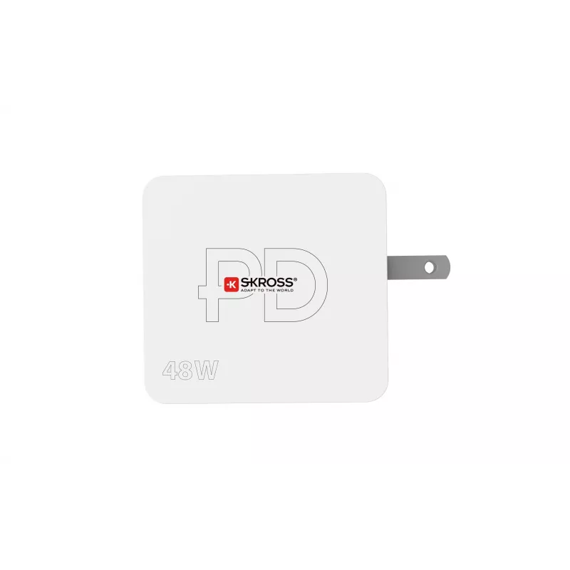 SKROSS Multipower Combo+ US 48W carregador de parede USB com USB-C PD e 3 portas USB-A SKKT000348WPDUSCCN