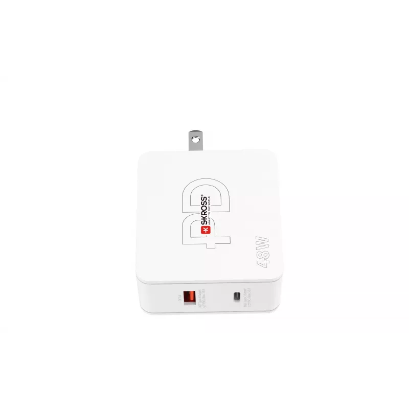SKROSS Multipower Combo+ US 48W carregador de parede USB com USB-C PD e 3 portas USB-A SKKT000348WPDUSCCN