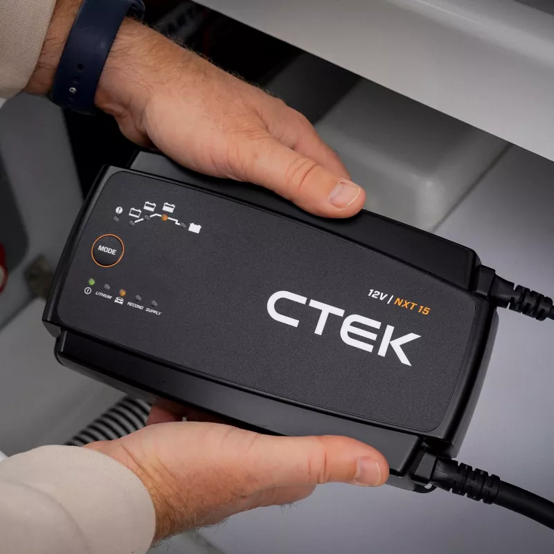 CTEK NXT 15 40-725 carregador de bateria inteligente 15A 12V para baterias de chumbo-ácido e de lítio