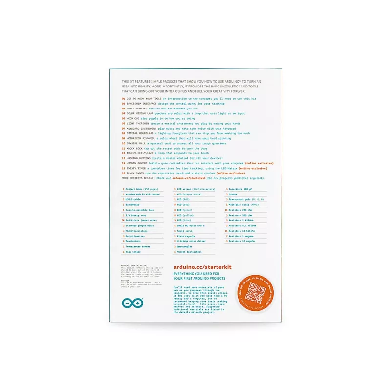 Arduino K000007_R4 Kit Starter Rev 4 educativo (K000007_R4)