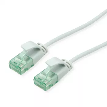 ROLINE RM Cabo de rede UTP Cat.6A/Class EA SLIM, cinzento, 0,15 m 21.45.3400