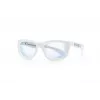 SHADEZ Blue Light White Teeny óculos de filtro de luz azul para criança, 7-16 anos
