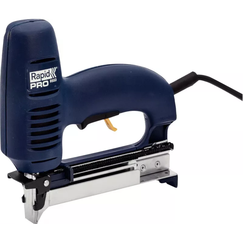 Rapid PRO R553 Agrafador e pregador elétrico, azul, 230V, utiliza agrafos 53 e pregos Type-8 10642901