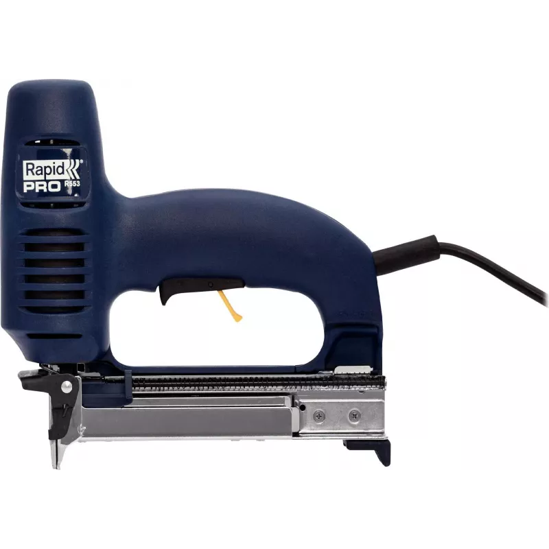 Rapid PRO R553 Agrafador e pregador elétrico, azul, 230V, utiliza agrafos 53 e pregos Type-8 10642901