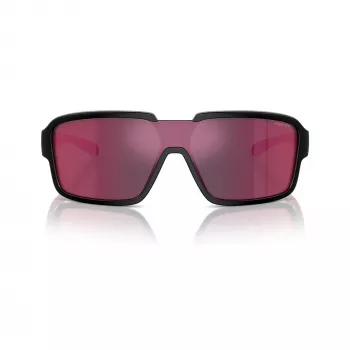 Arnette Gringo AN4335-27536Q Óculos de sol de homem preto mate/cinzento-escuro espelhado prateado
