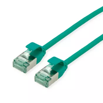 ROLINE RM Cabo de rede U/FTP Cat.6A Class EA Slim verde 0,3m 21.45.3331