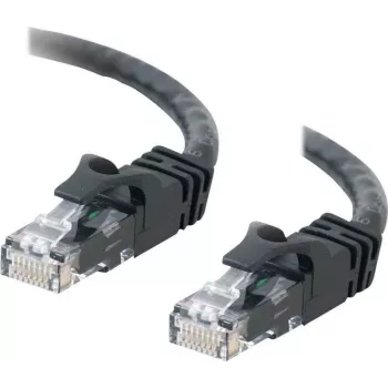 Cables2Go Cabo de rede Ethernet Cat6 UTP 0,5m, preto, snagless, bainha de PVC 83405