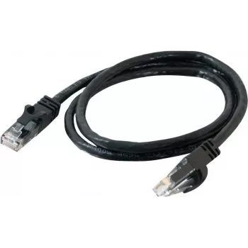 Cables2Go Cabo de rede Ethernet Cat6 UTP 0,5m, preto, snagless, bainha de PVC 83405