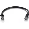 Cables2Go Cabo de rede Ethernet Cat6 UTP 0,5m, preto, snagless, bainha de PVC 83405