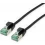 ROLINE RM Cabo de rede U/FTP Cat.6A/Class EA SLIM preto 2m - FTP 21.45.3355