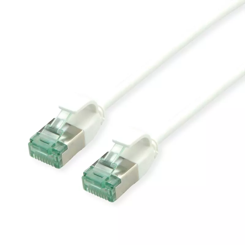 ROLINE RM cabo de patch U/FTP Cat.6A/Class EA SLIM branco 3m - FTP 21.45.3366