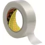 3M Scotch fita adesiva de filamento 8956, transparente, 50 mm x 50 m, 0,131 mm de espessura, suporte de filme PP, 1 rolo 89565050
