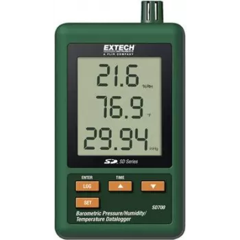 Extech SD700 Registador de dados de temperatura, humidade e pressão atmosférica com cartão SD
