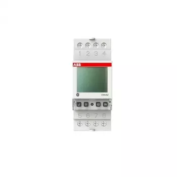 ABB DWA2 Interruptor crepuscular astronómico 2 canais calha DIN 16A 230V AC 2CSM222501R1000