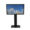 HI-ND MOUNTS HI-ND Suporte de chão em vidro universal 49-65 polegadas para ecrã LCD - preto (RAL 9005) FS0000-5001-02
