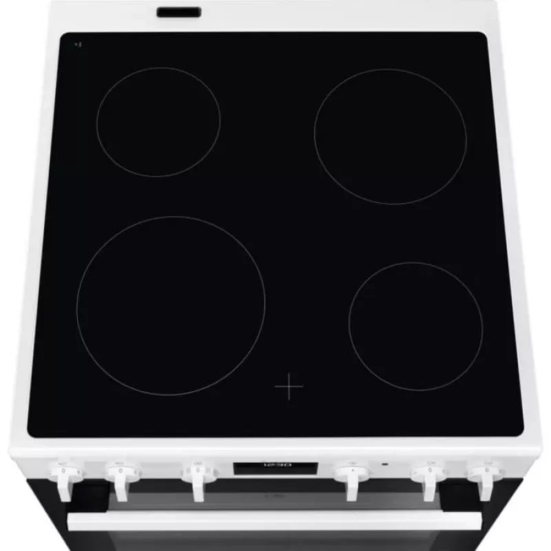Electrolux LKR64023AW Fogão elétrico independente com placa vitrocerâmica, 4 zonas, forno 58L, branco