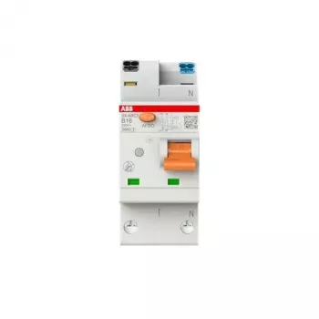 ABB Interruptor de proteção contra incêndios com MCB integrado SX-ARC1-B16, 16 A, 1P+N, 6 kA, característica B, 2 módulos 2CSA255908R9165