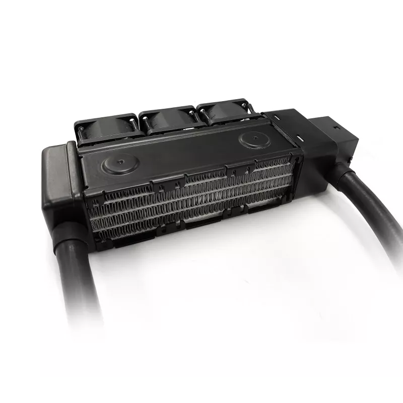Dynatron L36 1U Refrigerador líquido ativo para CPU AMD SP6/TR5, 300W TDP, placa de cobre, ventoinha de rolamento duplo de 40mm, 10000 rpm