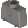 ILME TMAV24.32 capa alta tipo T, tamanho 104.27, 4 parafusos, 1x entrada reta M32, cinzento
