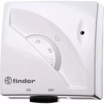 Finder 1T.01.1 termostato de ambiente de montagem saliente 7 a 30 °C (1T011)