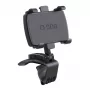 SBS suporte de telemóvel para automóvel articulado para painel com clipe para smartphones até 7 polegadas, rotação 360°, preto (TESUPPWHEELK)