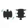 SBS suporte de telemóvel para automóvel articulado para painel com clipe para smartphones até 7 polegadas, rotação 360°, preto (TESUPPWHEELK)