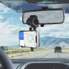 SBS suporte de telemóvel para automóvel articulado para painel com clipe para smartphones até 7 polegadas, rotação 360°, preto (TESUPPWHEELK)