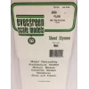 Evergreen placa de poliestireno 300 mm x 150 mm x 0,13 mm, branco, pack de 3 (9009)