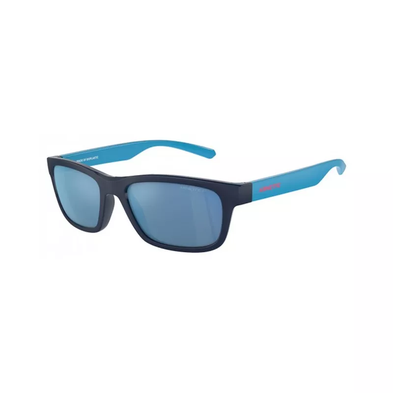 Arnette AN4340-275422 óculos de sol unissexo retangulares, armação preta mate, lentes cinzento-escuro, 53mm