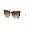 Óculos de sol de mulher Armani Exchange AX4151S, armação Havana castanha, lentes degradê castanhas, 55mm AX4151S821313