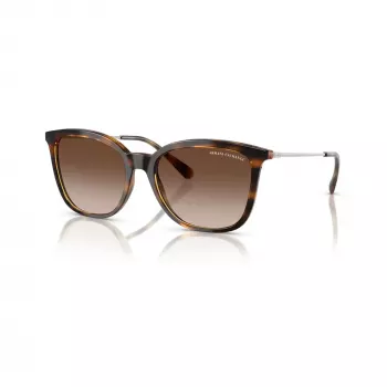 Óculos de sol de mulher Armani Exchange AX4151S, armação Havana castanha, lentes degradê castanhas, 55mm AX4151S821313